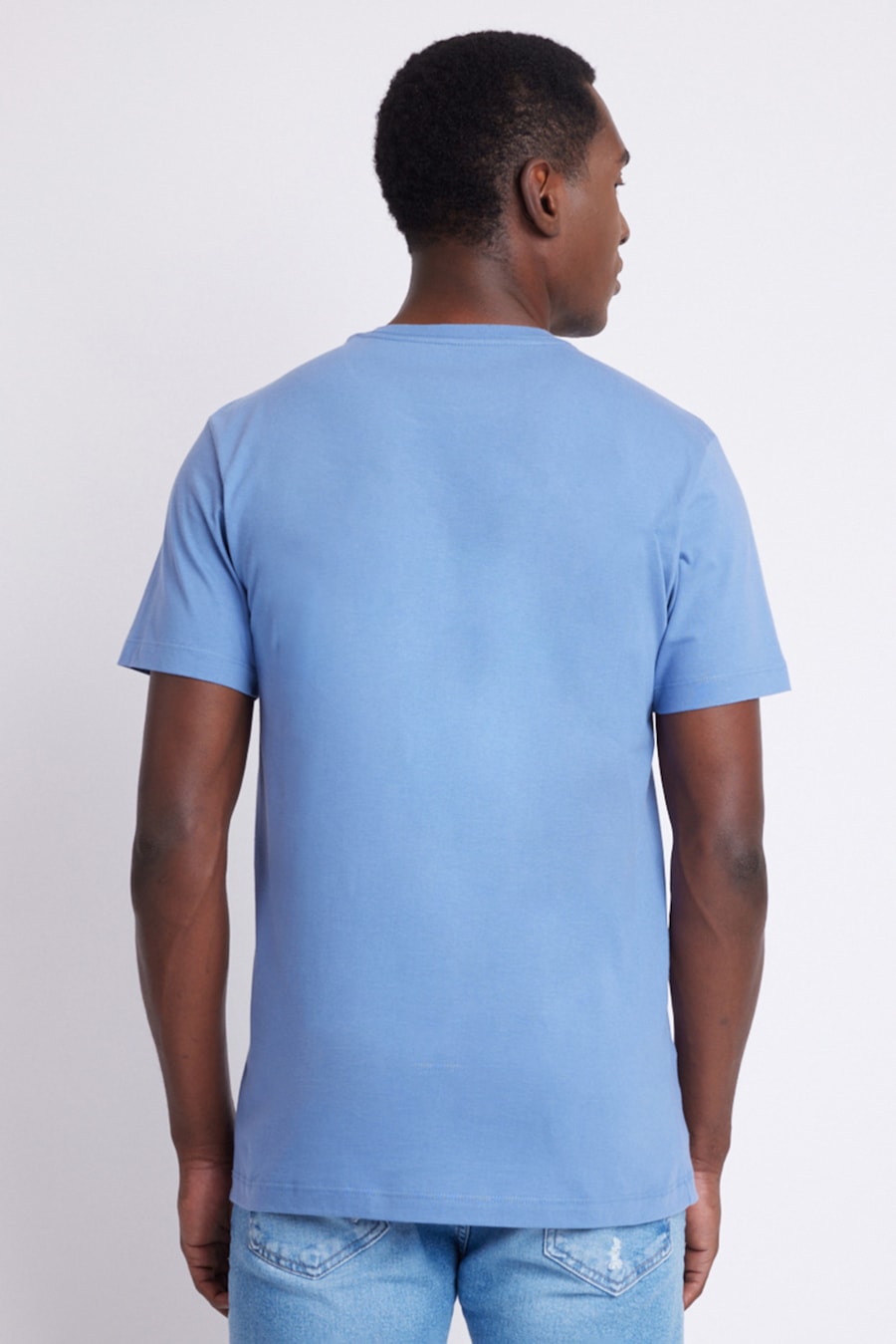 Camiseta Estampa Fragmentos Regular Aluminio — foto 4 de 4