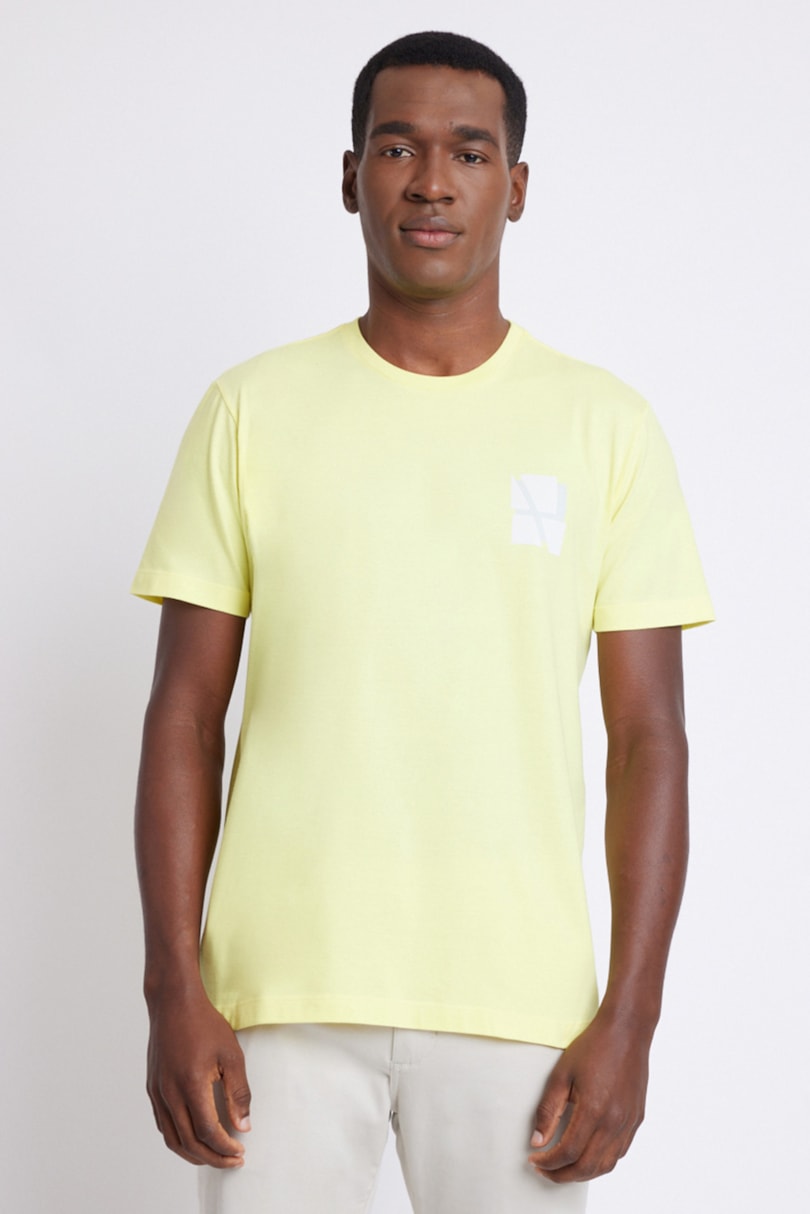 Camiseta Estampa Fragmentos Regular Citrus