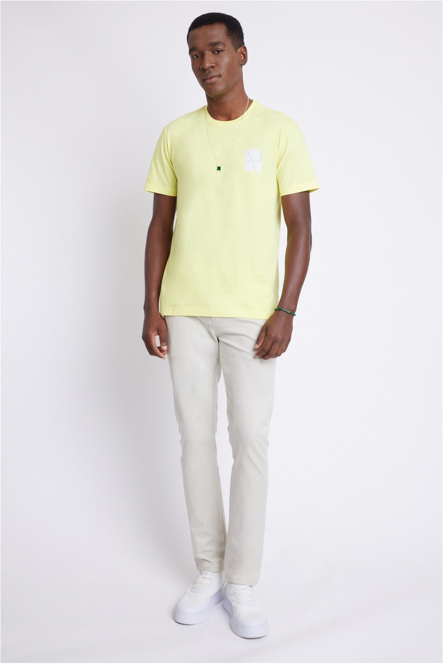 Camiseta Estampa Fragmentos Regular Citrus — foto 2 de 4