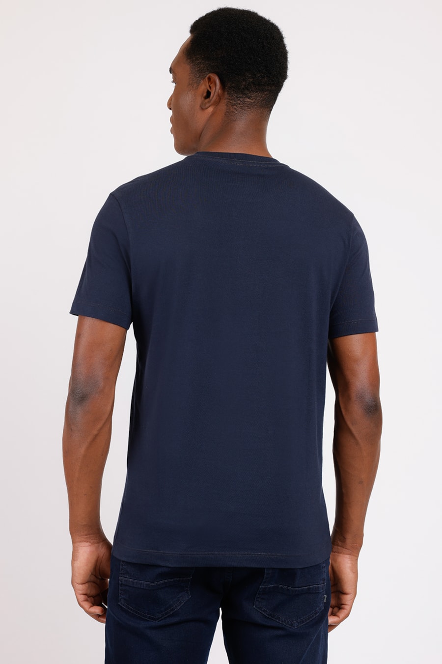 Camiseta Estampa Frame Marinho — foto 2 de 2