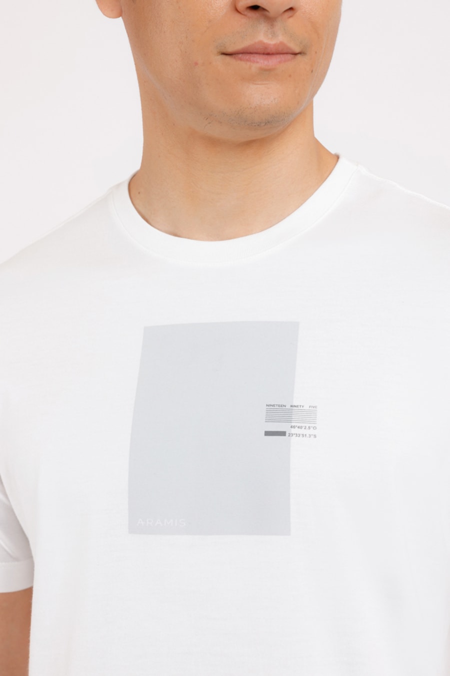 Camiseta Estampa Frame Off White — foto 1 de 2