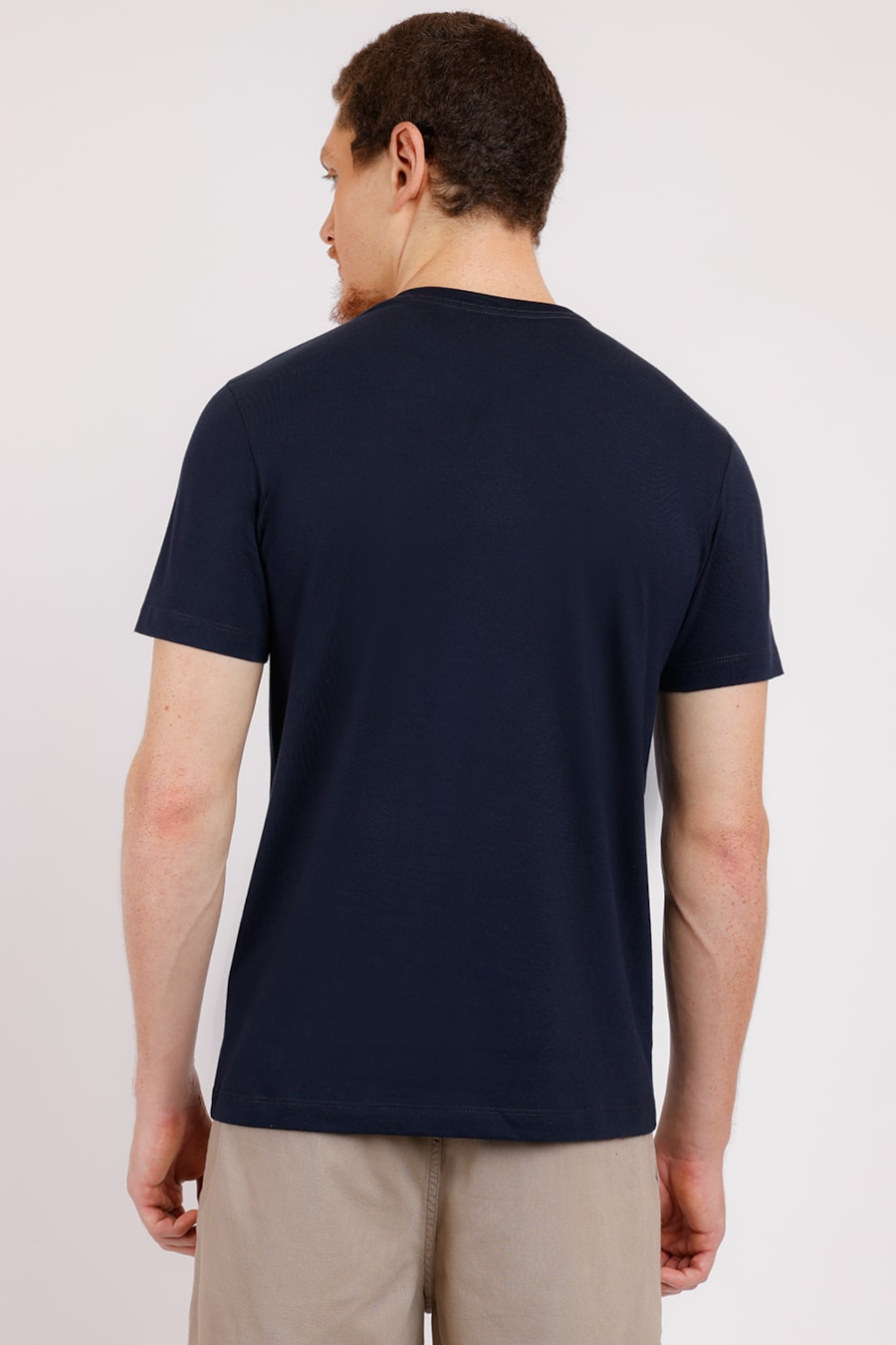 Camiseta Estampa Lateral Lírio Marinho — foto 2 de 2