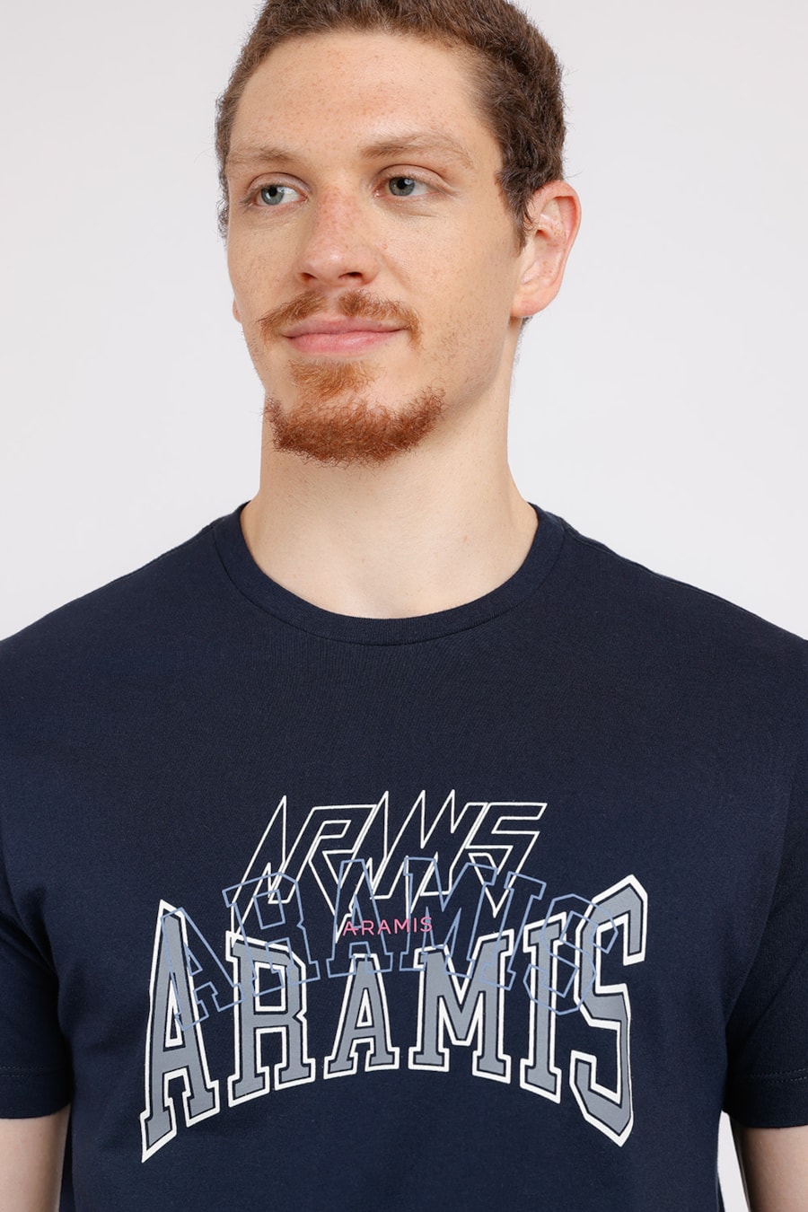Camiseta Estampa Mix Logos Marinho — foto 1 de 2