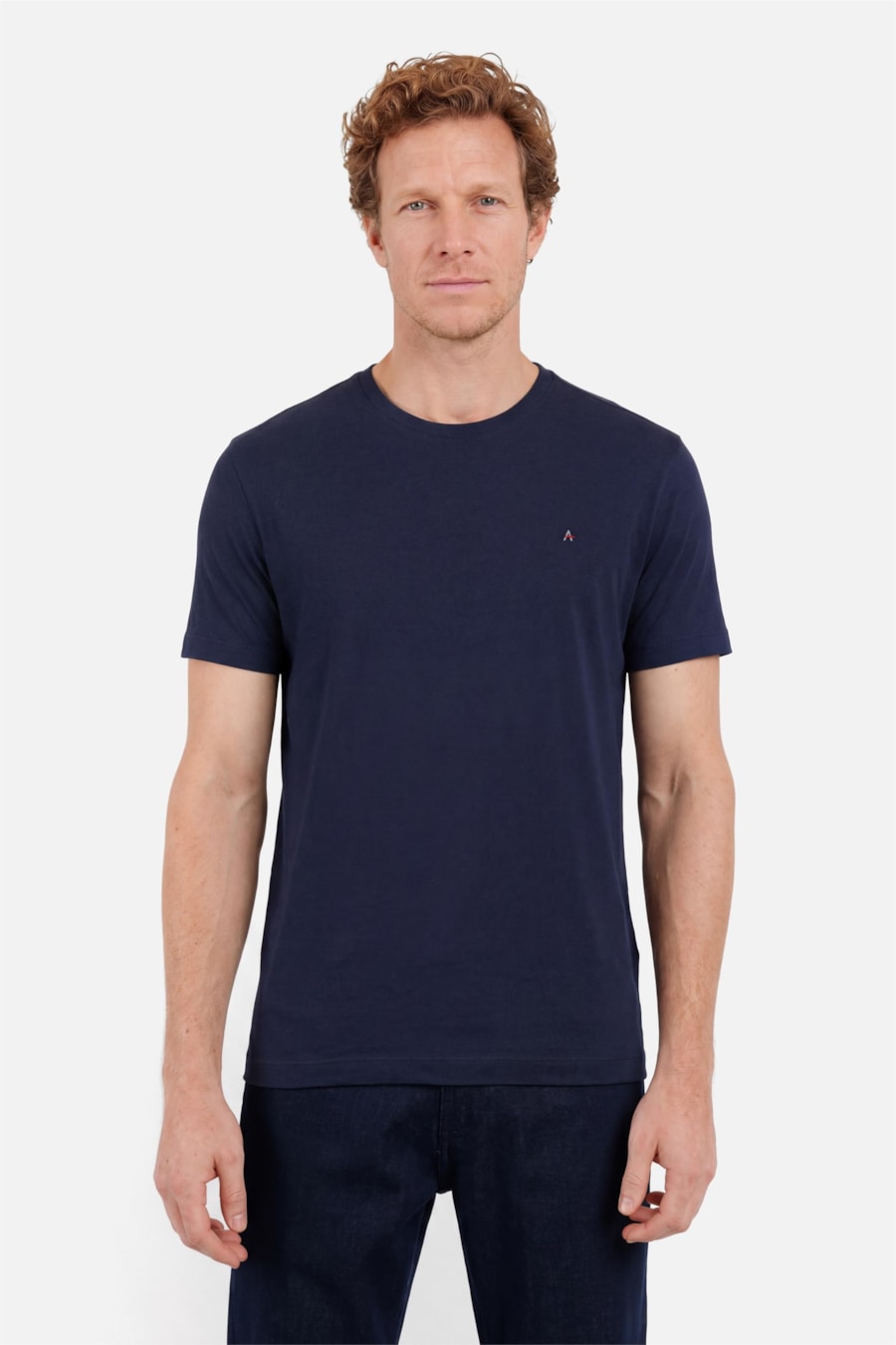 Camiseta Gola Careca Marinho — foto 1 de 4