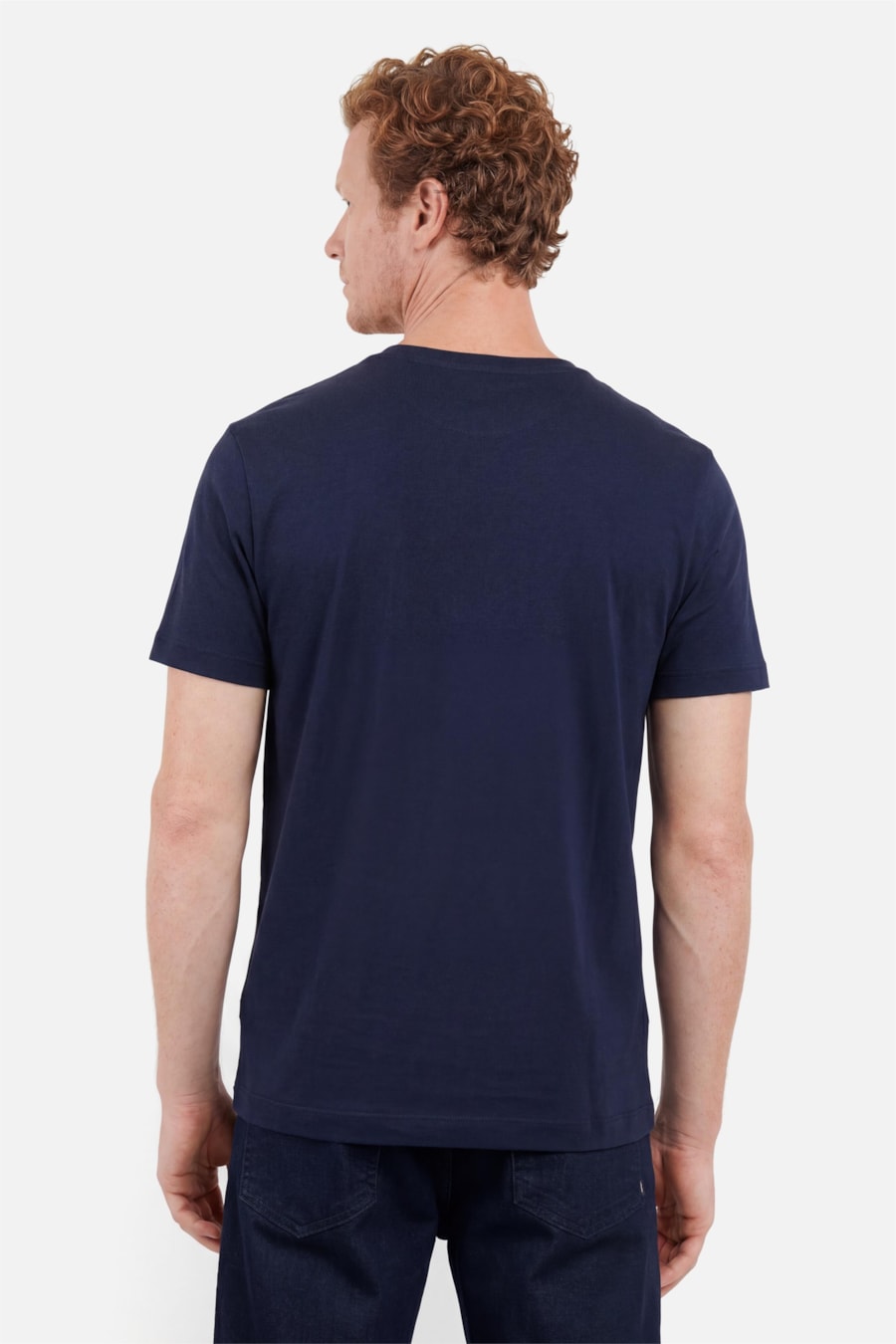 Camiseta Gola Careca Marinho — foto 4 de 4