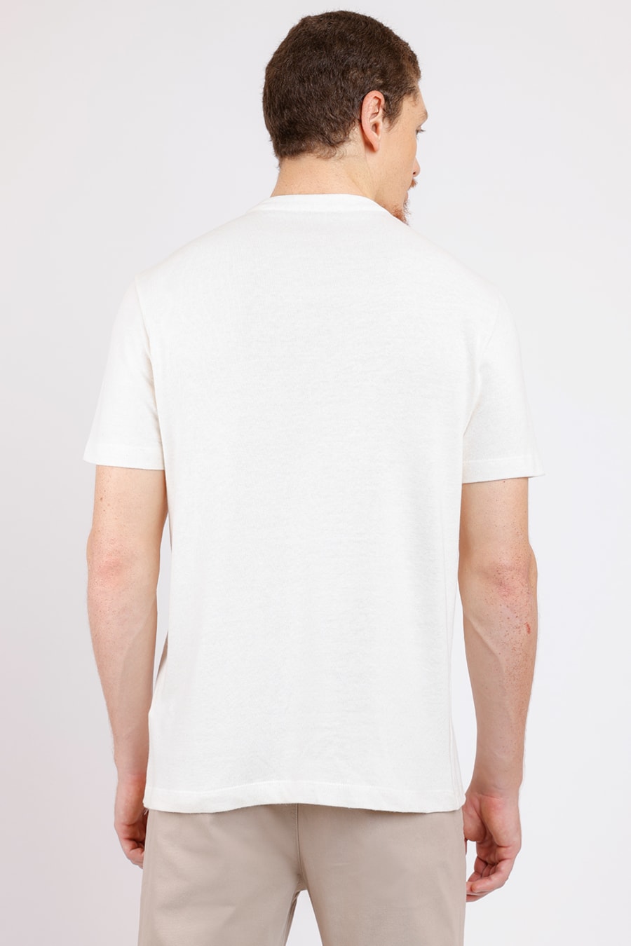 Camiseta Gola Portuguesa Tricot Off White — foto 2 de 2