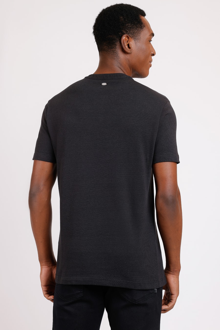 Camiseta Gola Portuguesa Tricot Preto — foto 2 de 2