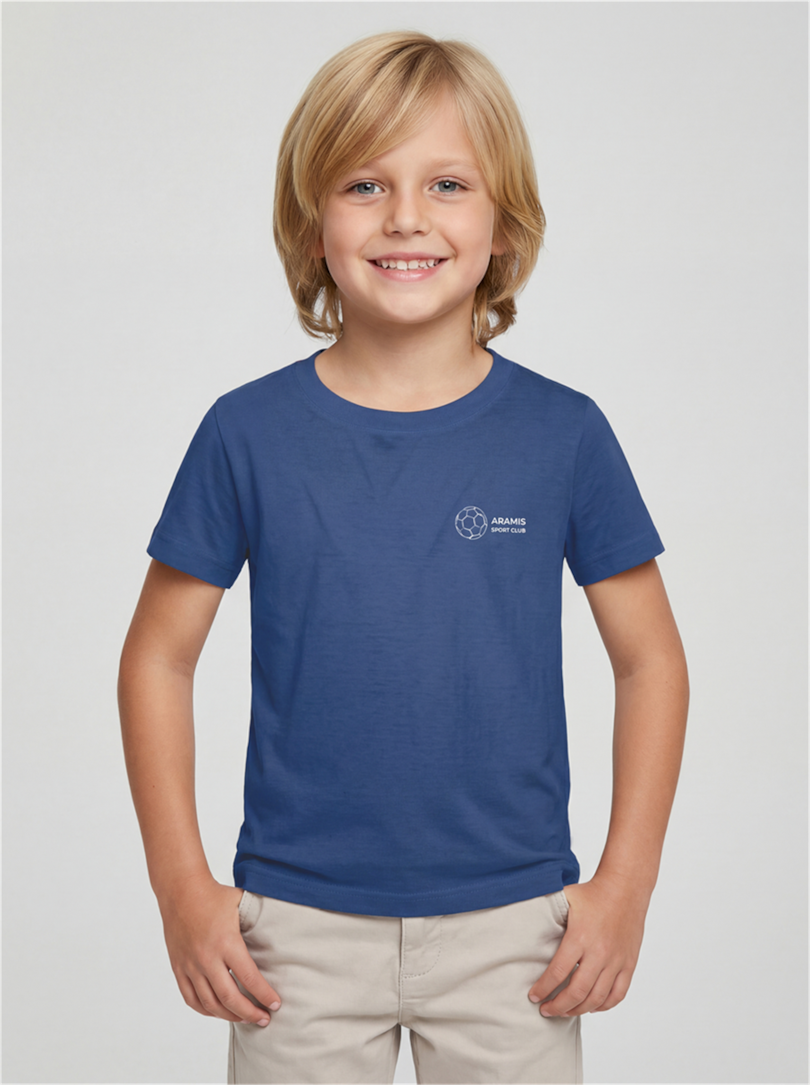 Camiseta Infantil Estampa Brasil 10 Azul