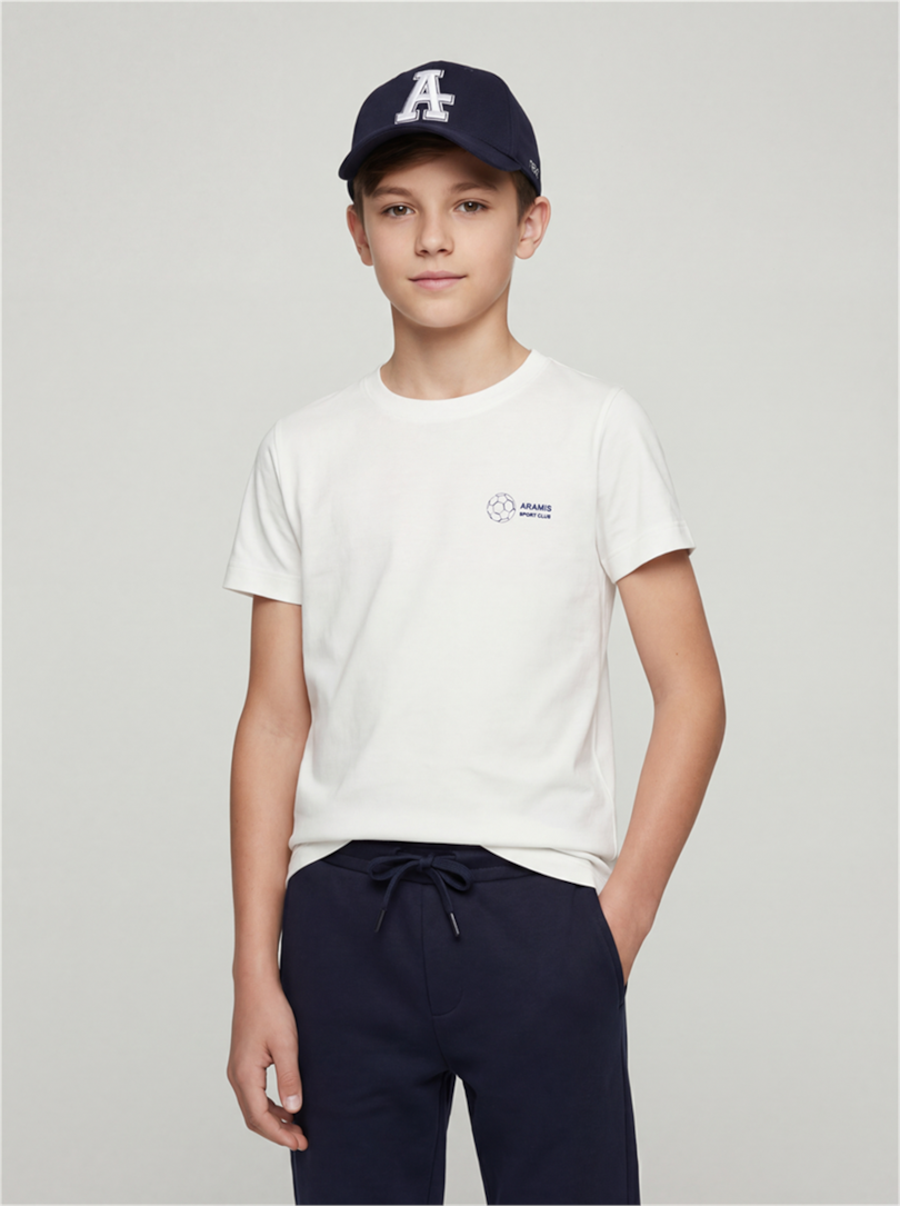 Camiseta Infantil Estampa Brasil 10 Off White