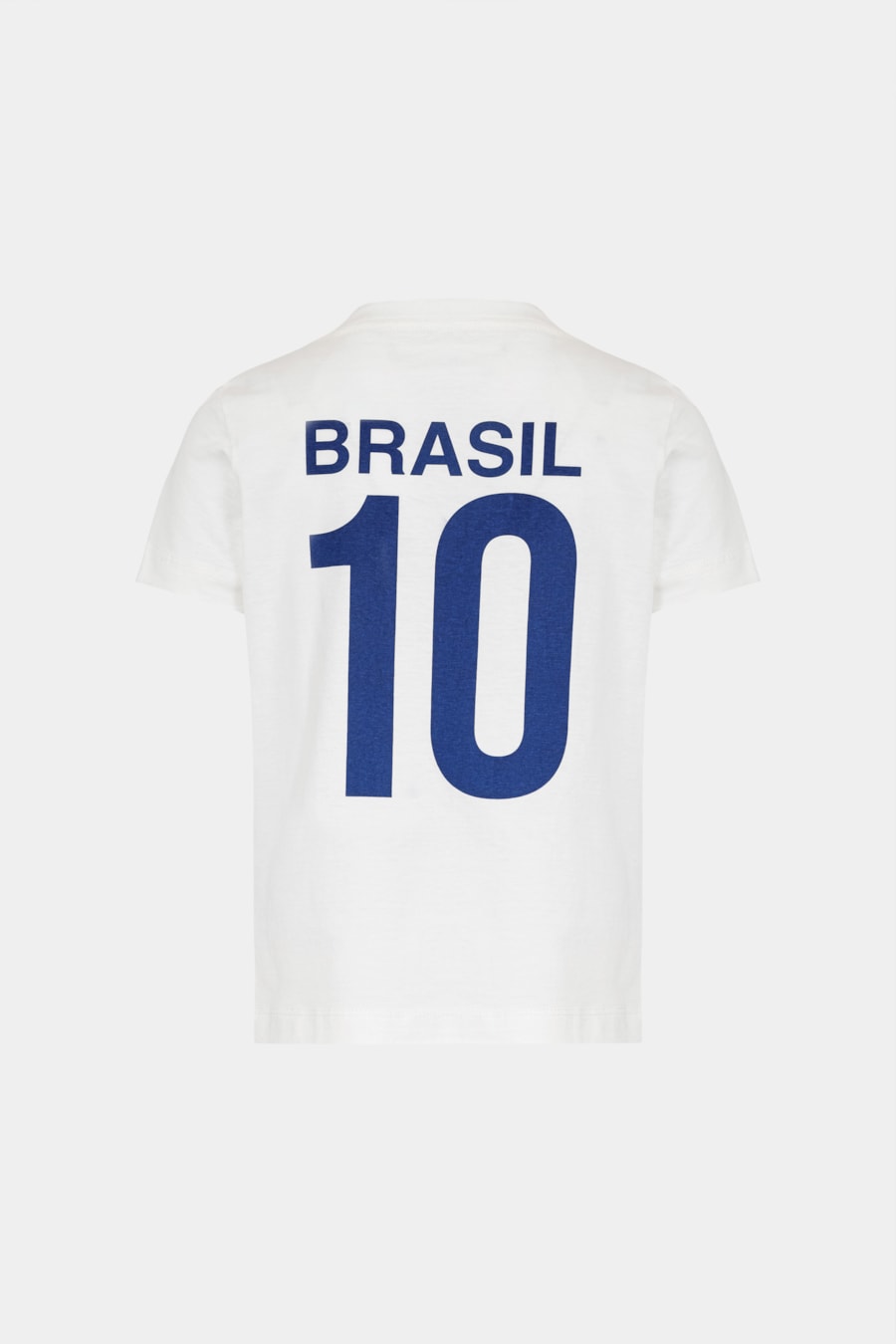 Camiseta Infantil Estampa Brasil 10 Off White — foto 5 de 6