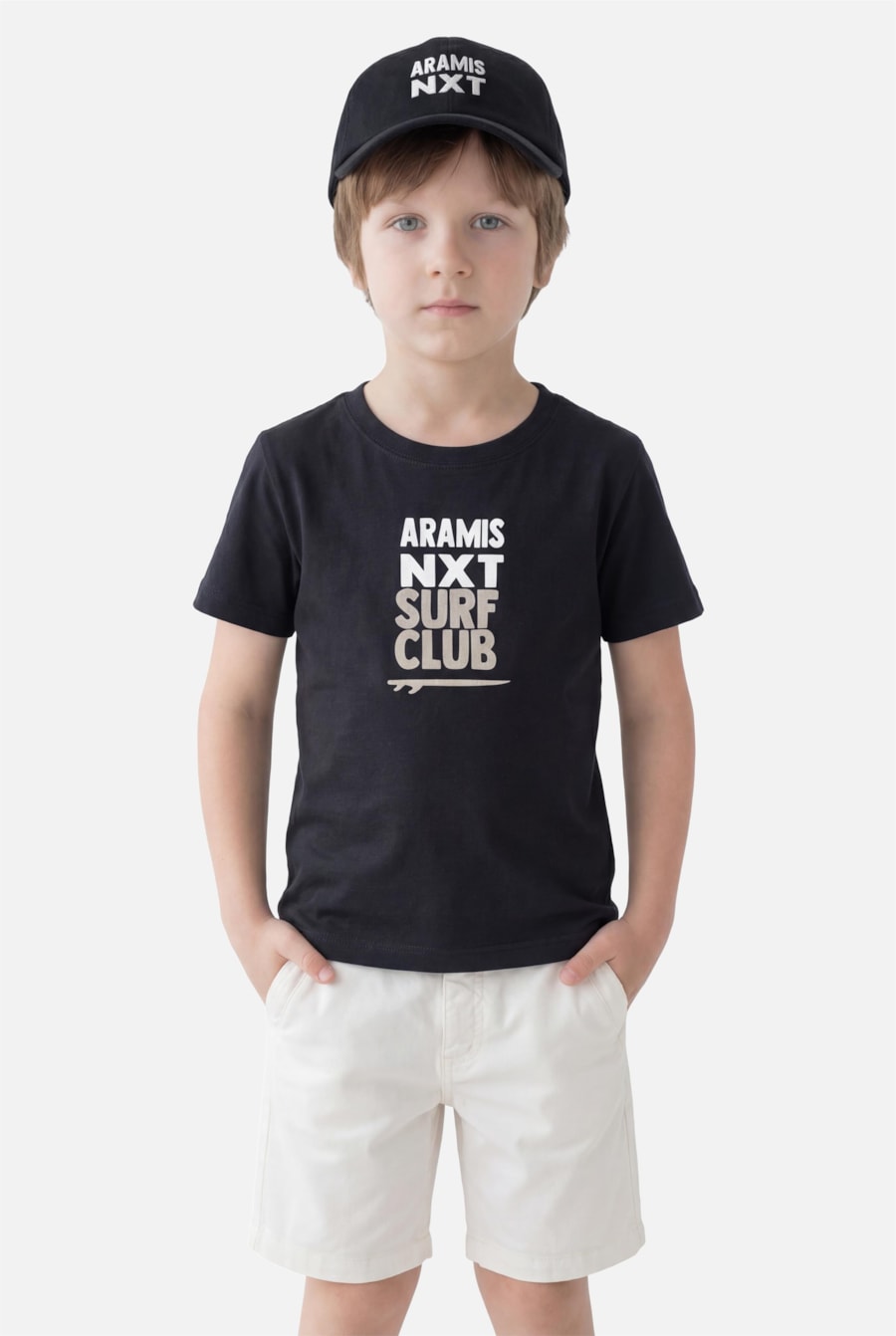 Camiseta Infantil Estampa  Surf Club Marinho — foto 1 de 3