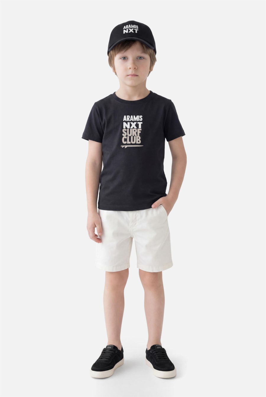 Camiseta Infantil Estampa  Surf Club Marinho — foto 2 de 3