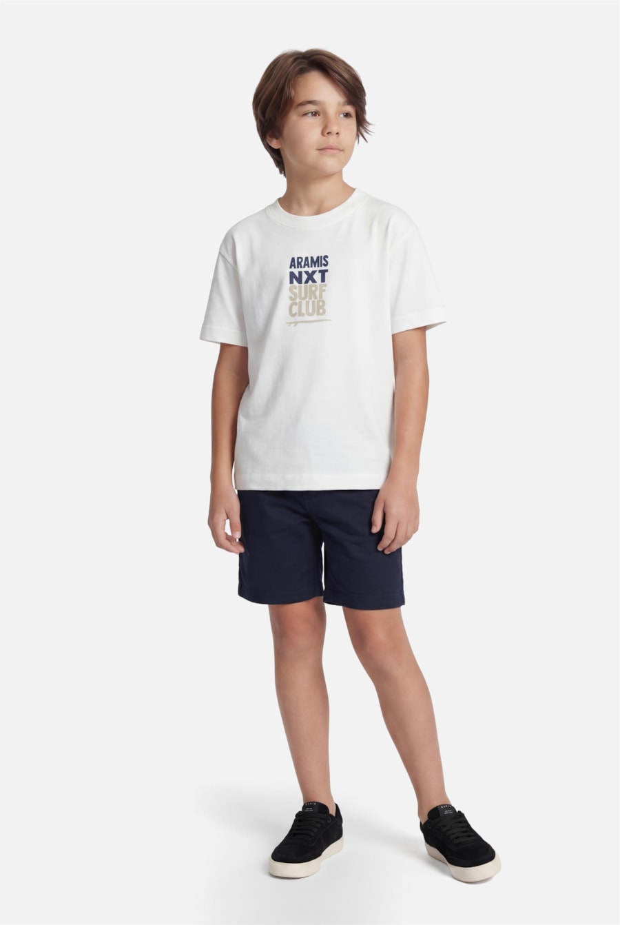 Camiseta Infantil Estampa  Surf Club Off White — foto 2 de 3