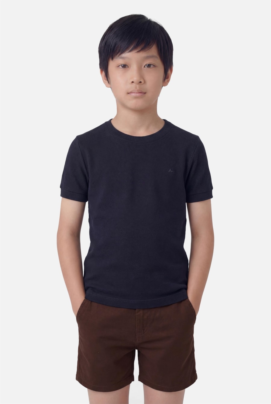 Camiseta Infantil Gola Dupla Marinho — foto 1 de 3