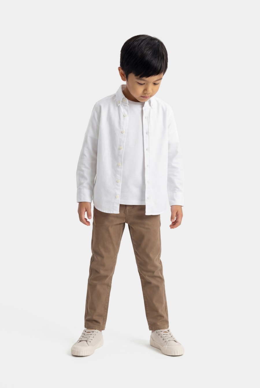 Camiseta Infantil Liquid Cotton Branco — foto 2 de 3