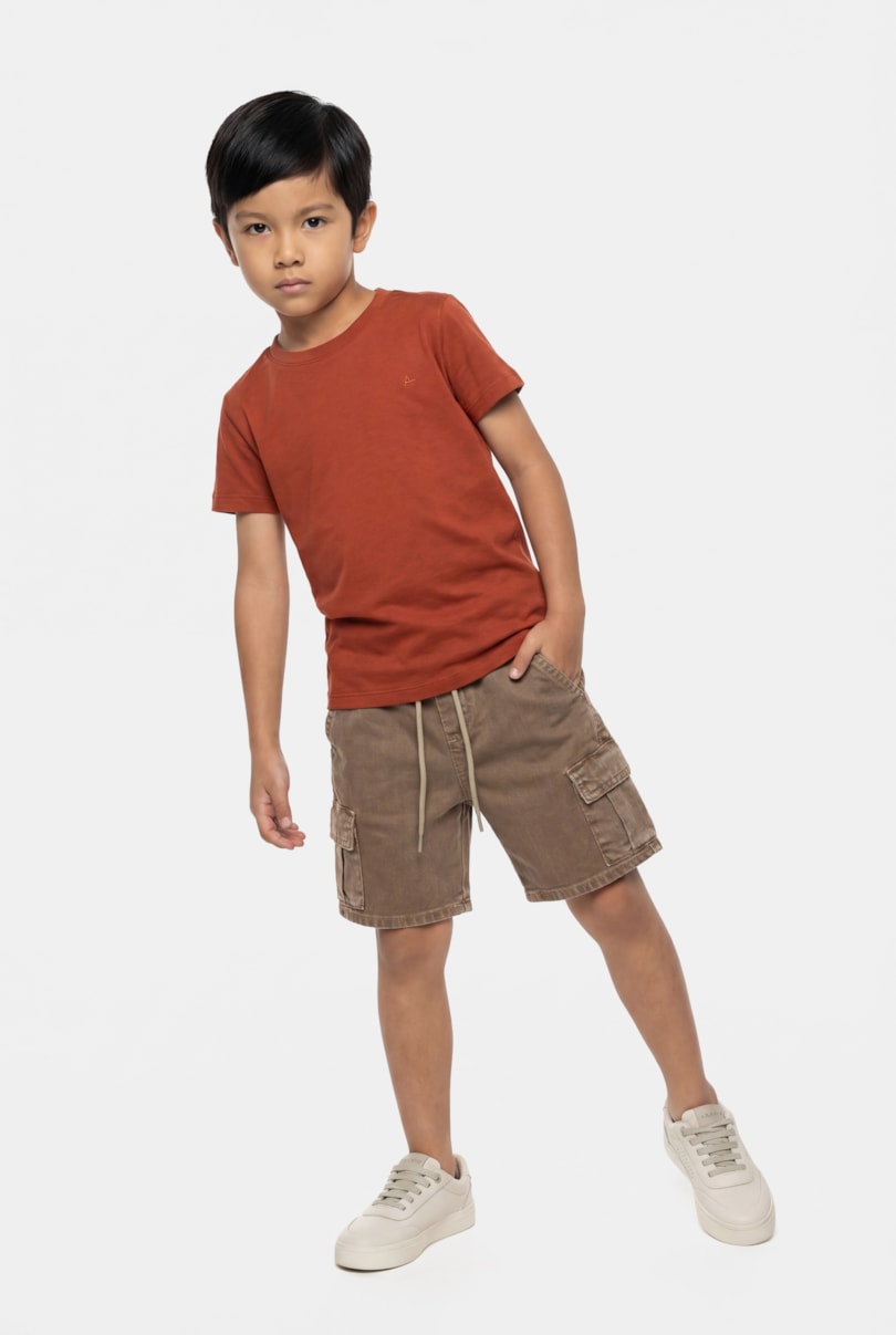 Camiseta Infantil Liquid Cotton Ferrugem