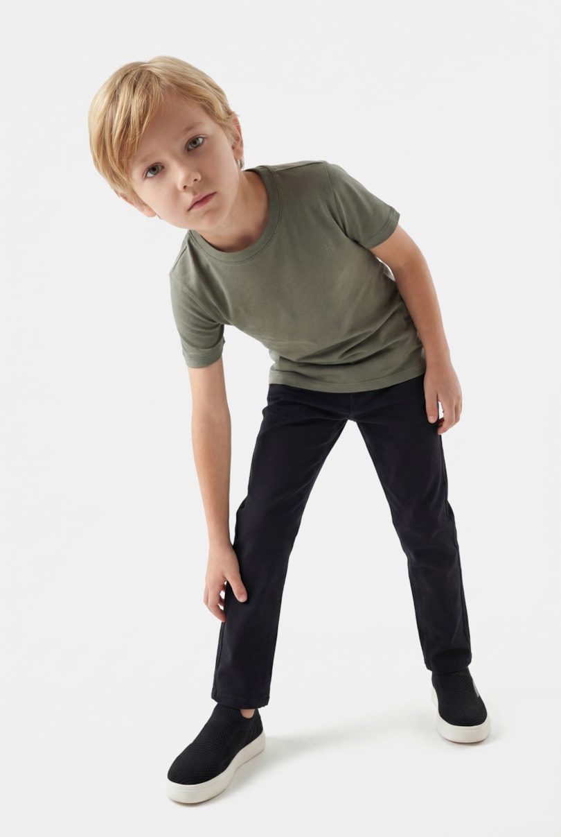 Camiseta Infantil Liquid Cotton Militar