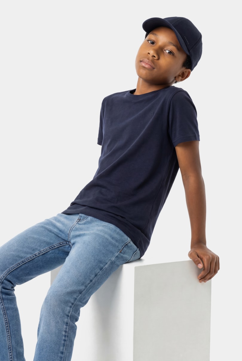 Camiseta Infantil Liquid Cotton Navy