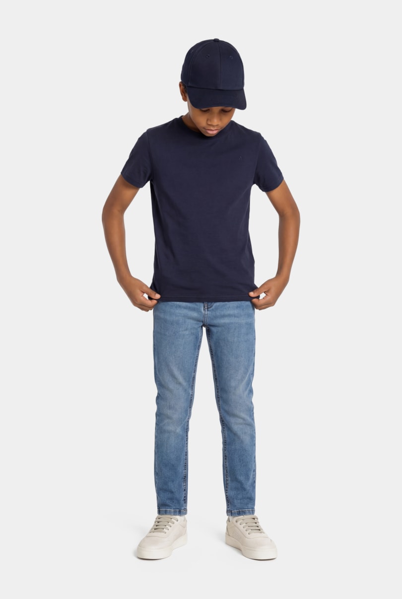 Camiseta Infantil Liquid Cotton Navy