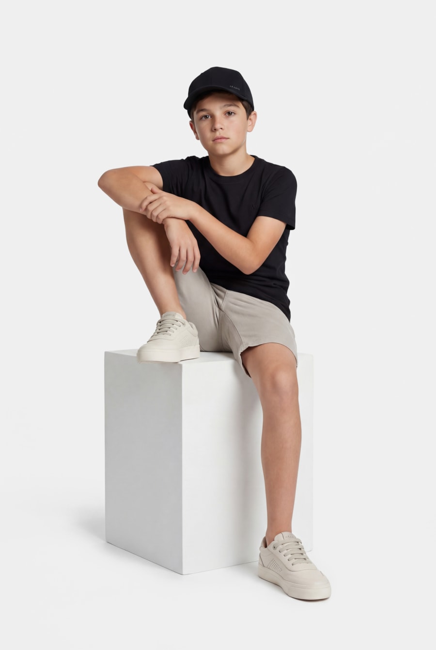 Camiseta Infantil Liquid Cotton Preto — foto 2 de 3