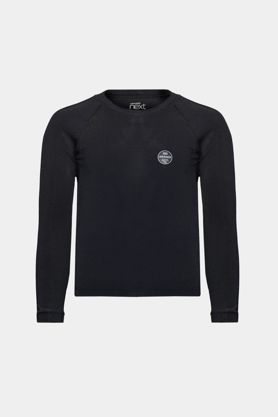 Camiseta Infantil Uv Raglan Lisa Preto — foto 3 de 3