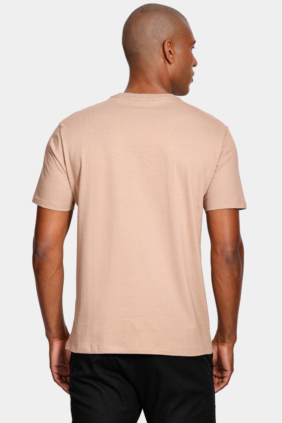 Camiseta Lírio Estampa Fotografia Cáqui Natural — foto 4 de 4