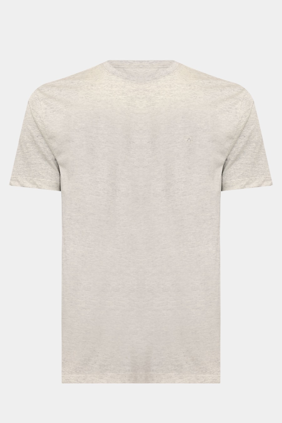 Camiseta Malha Mescla Manga Curta Básica Banana Mescla — foto 5 de 5