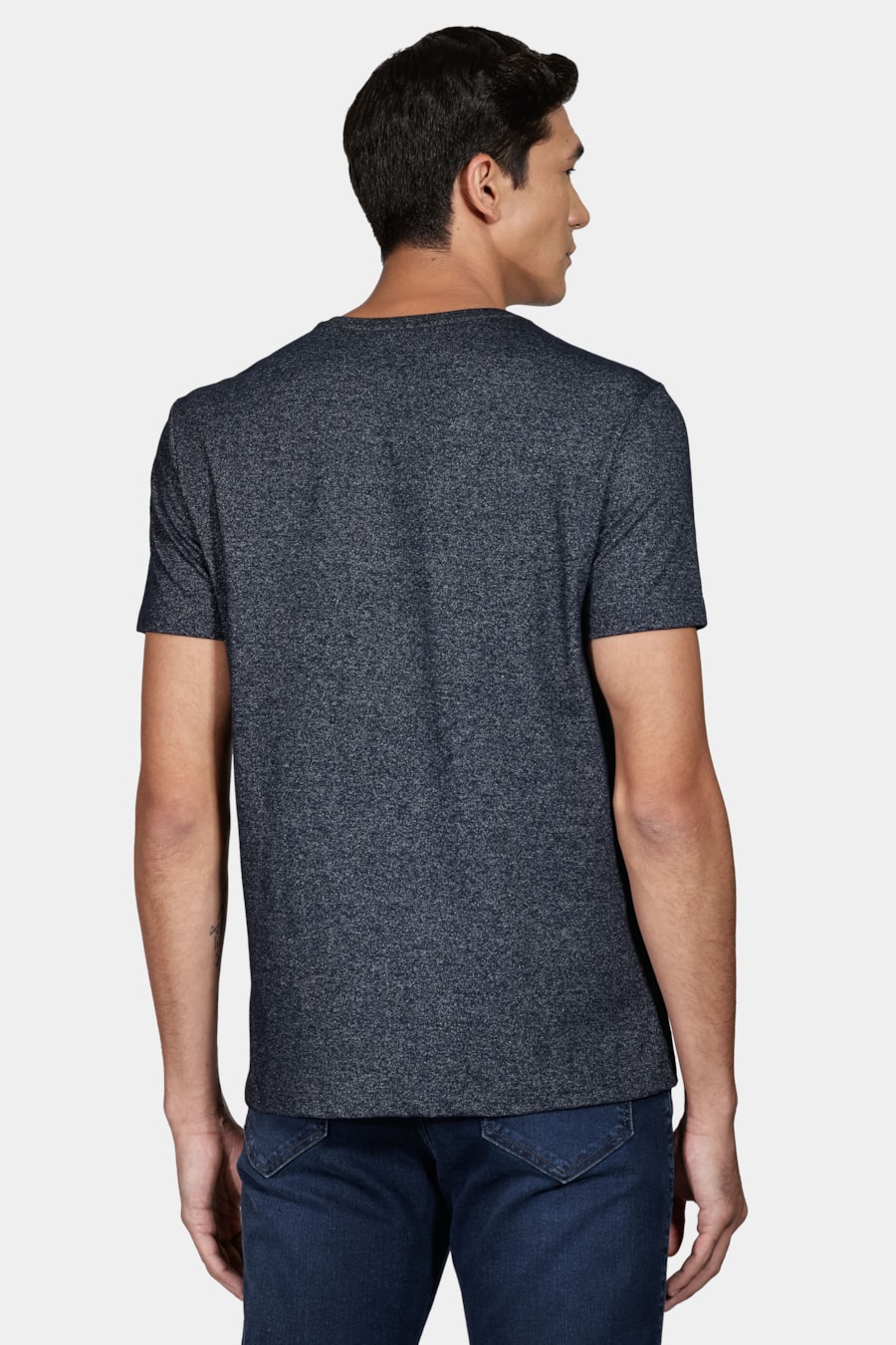 Camiseta Malha Sensation Marinho — foto 4 de 5