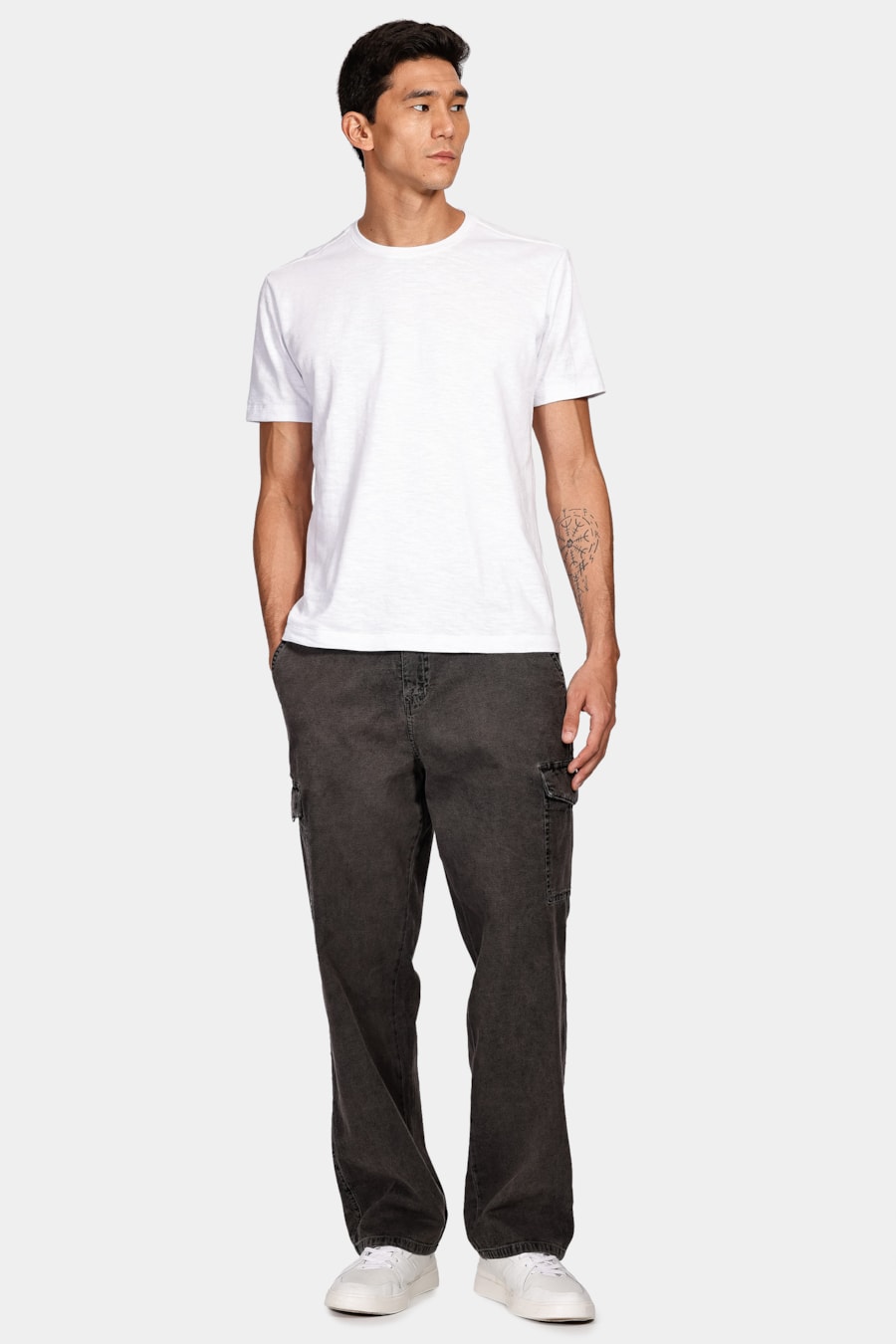Camiseta Malhão Desfibrado Branco — foto 2 de 4