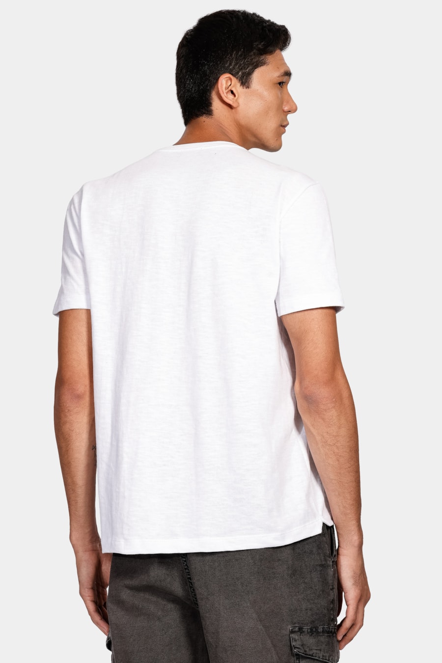 Camiseta Malhão Desfibrado Branco — foto 4 de 4