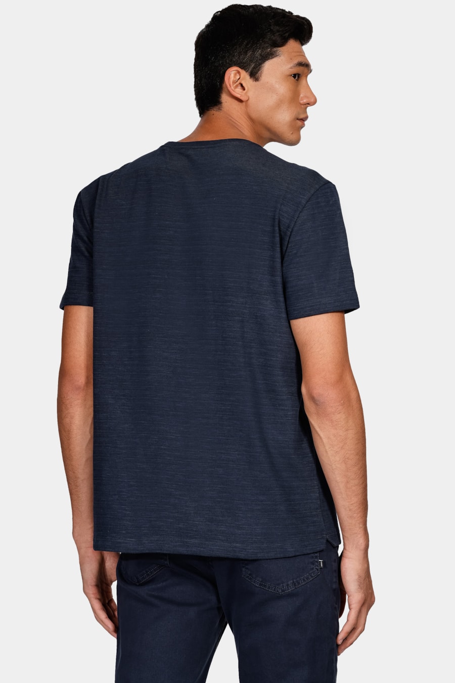 Camiseta Malhão Desfibrado Marinho — foto 4 de 4