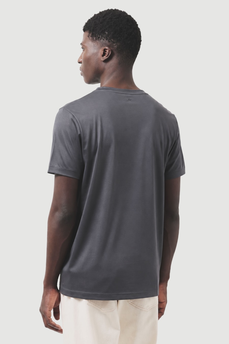 Camiseta Manga Curta A-70 Interlock Antracite 117 — foto 5 de 7