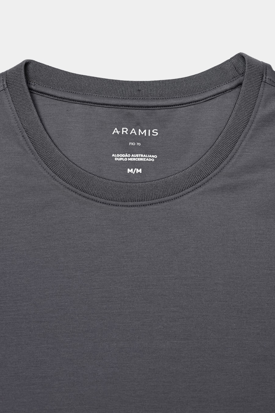 Camiseta Manga Curta A-70 Interlock Antracite 117 — foto 7 de 7