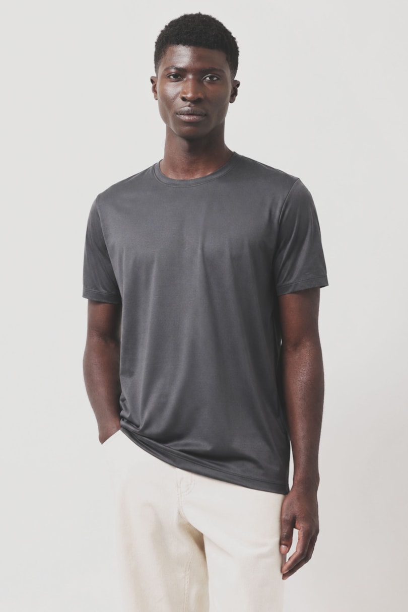Camiseta Manga Curta A-70 Interlock Antracite 117