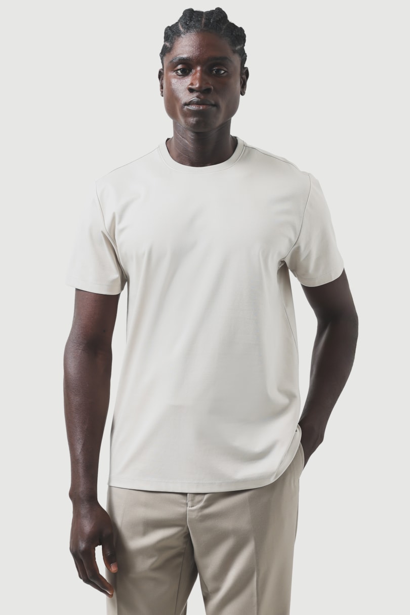 Camiseta Manga Curta A-70 Interlock Areia 118