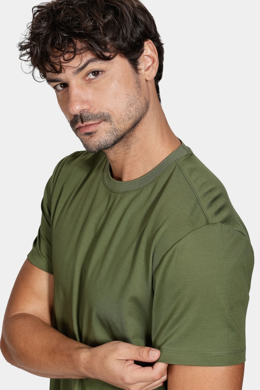 Camiseta Manga Curta A-70 Interlock Militar — foto 3 de 6