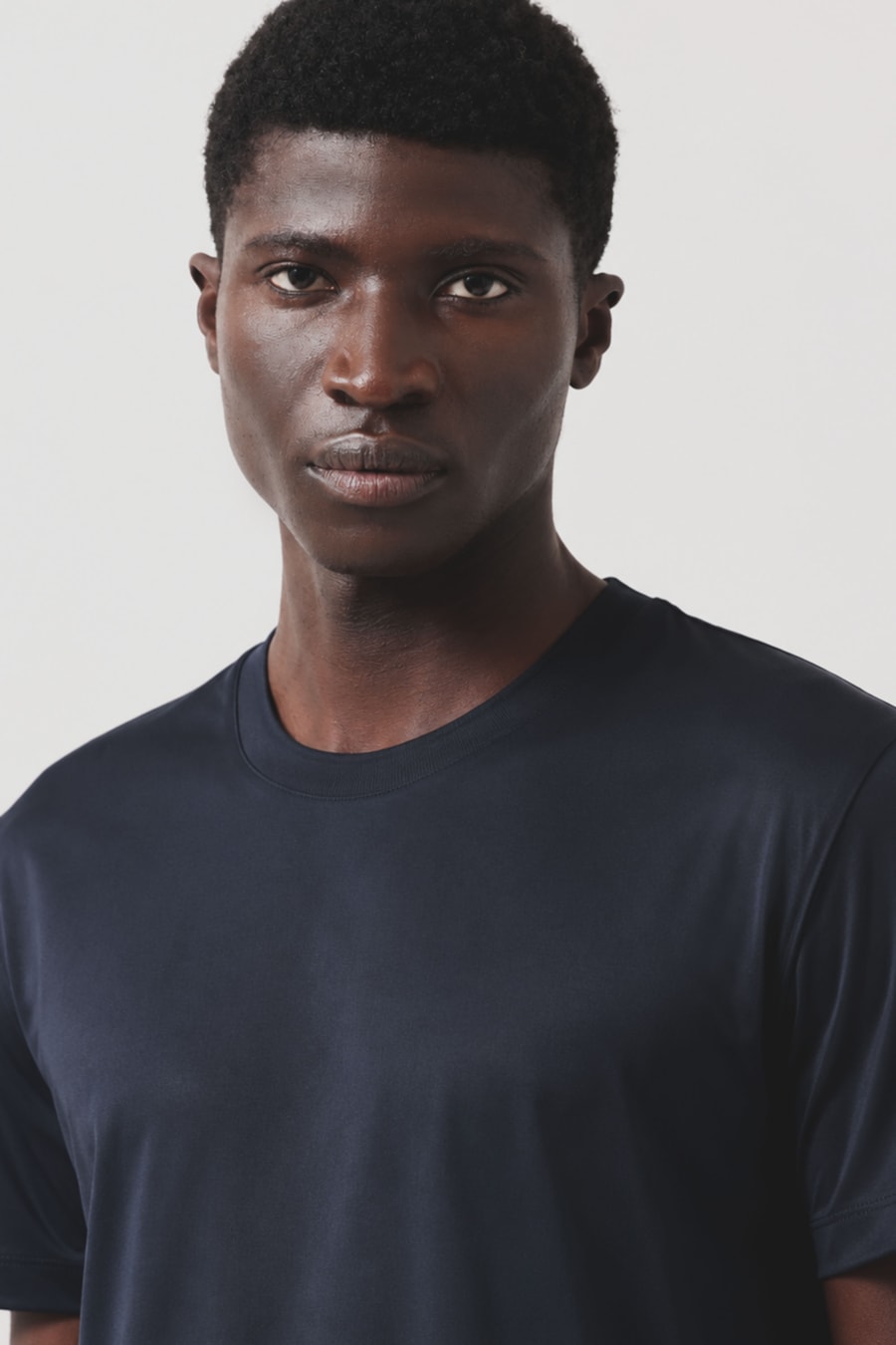 Camiseta Manga Curta A-70 Interlock Navy — foto 3 de 5