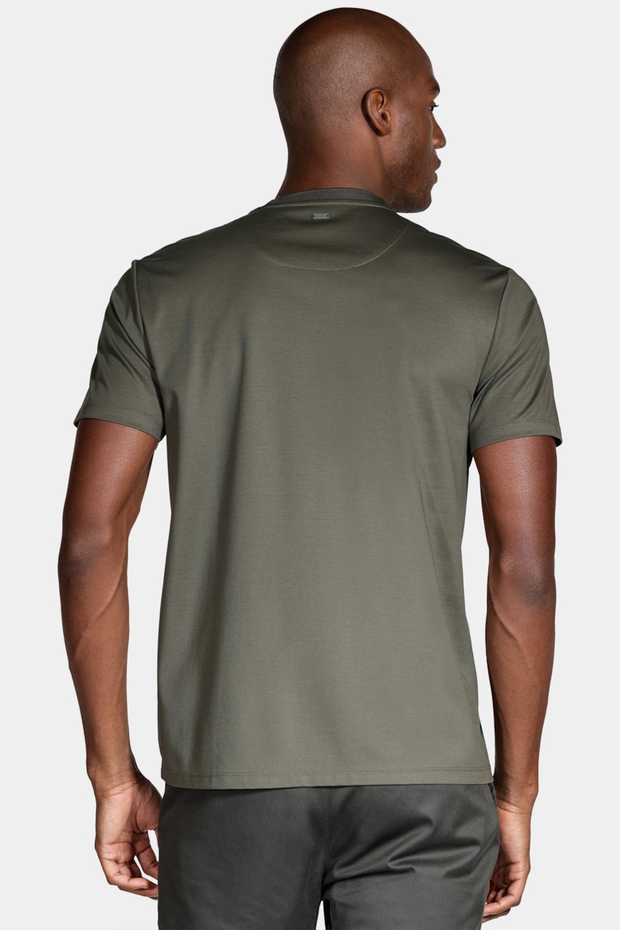 Camiseta Manga Curta A-70 Interlock Verde — foto 4 de 4