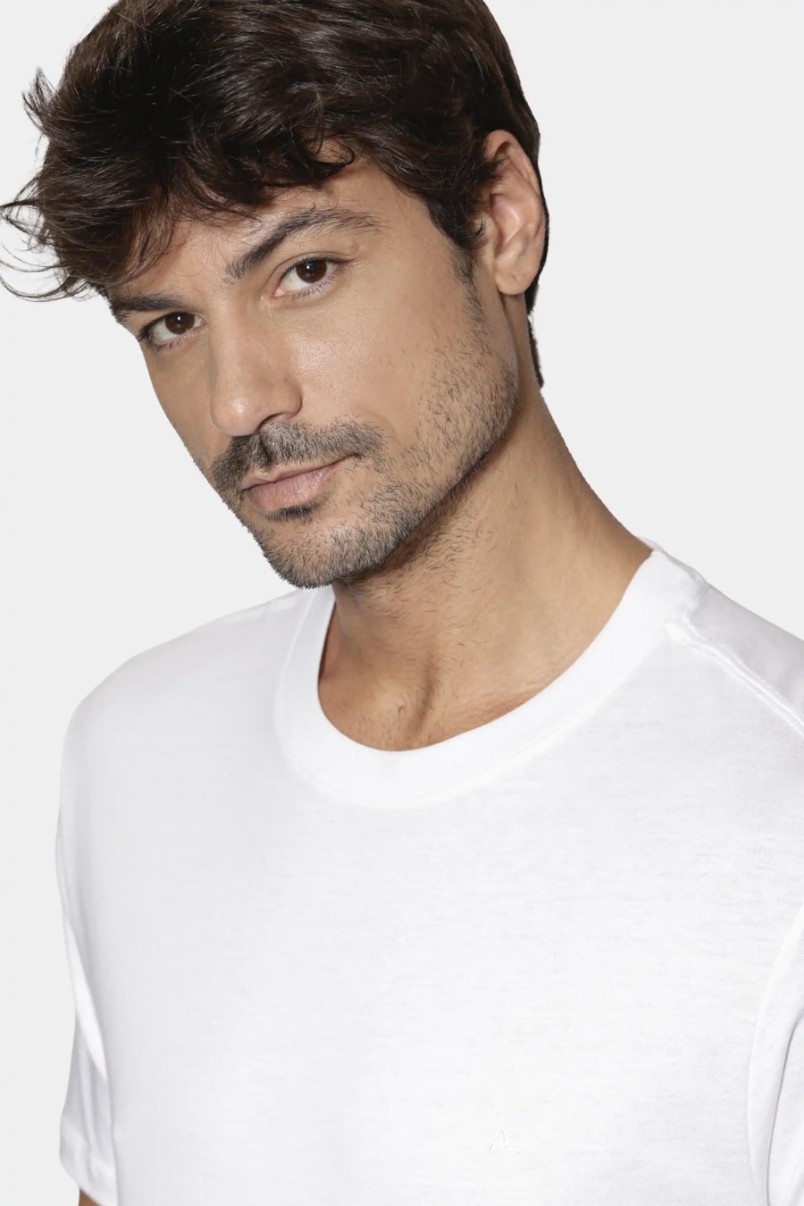 Camiseta Manga Curta Air Touch Branco — foto 3 de 5