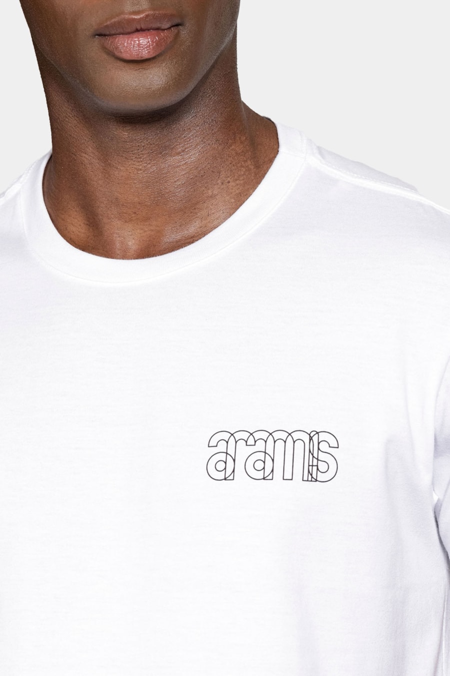Camiseta Manga Curta Algodão Aramis Branco — foto 3 de 6