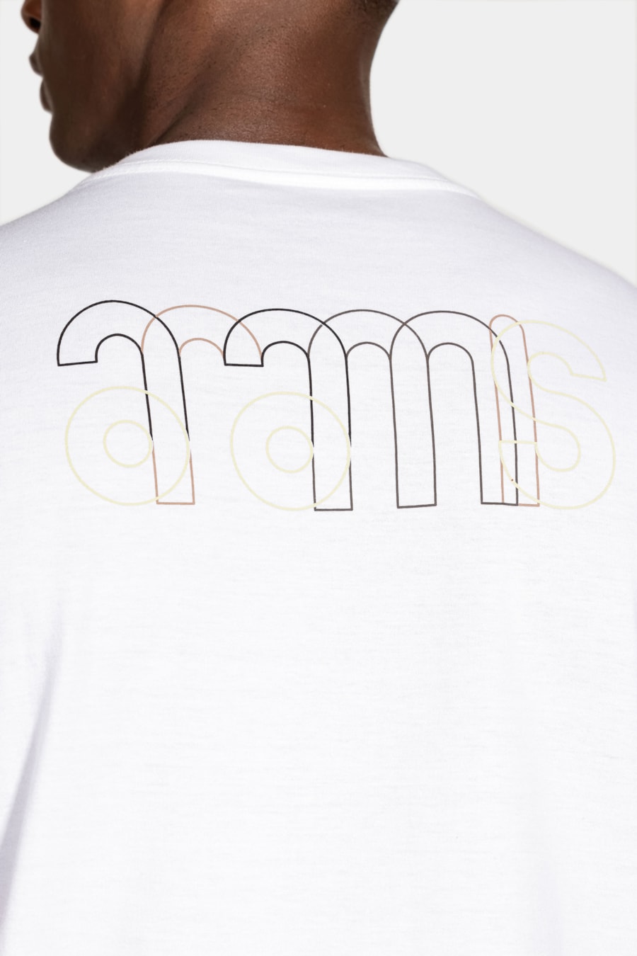 Camiseta Manga Curta Algodão Aramis Branco — foto 4 de 6