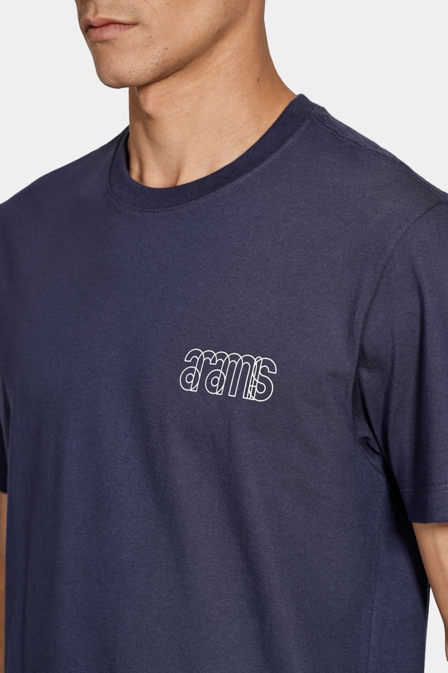 Camiseta Manga Curta Algodão Aramis Navy — foto 3 de 7