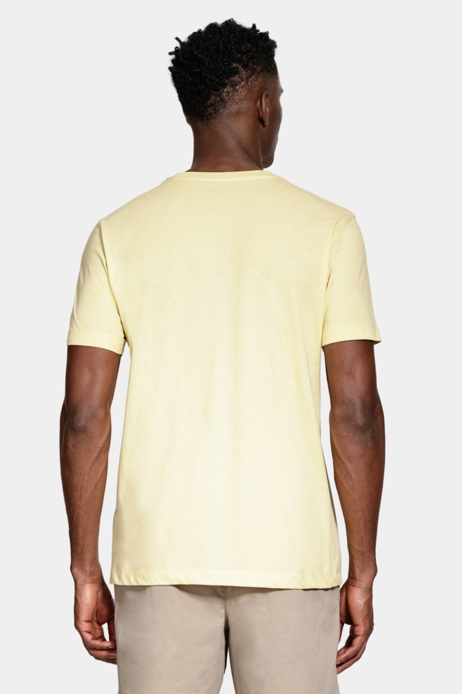Camiseta Manga Curta Algodão Básica Vanilla — foto 4 de 5