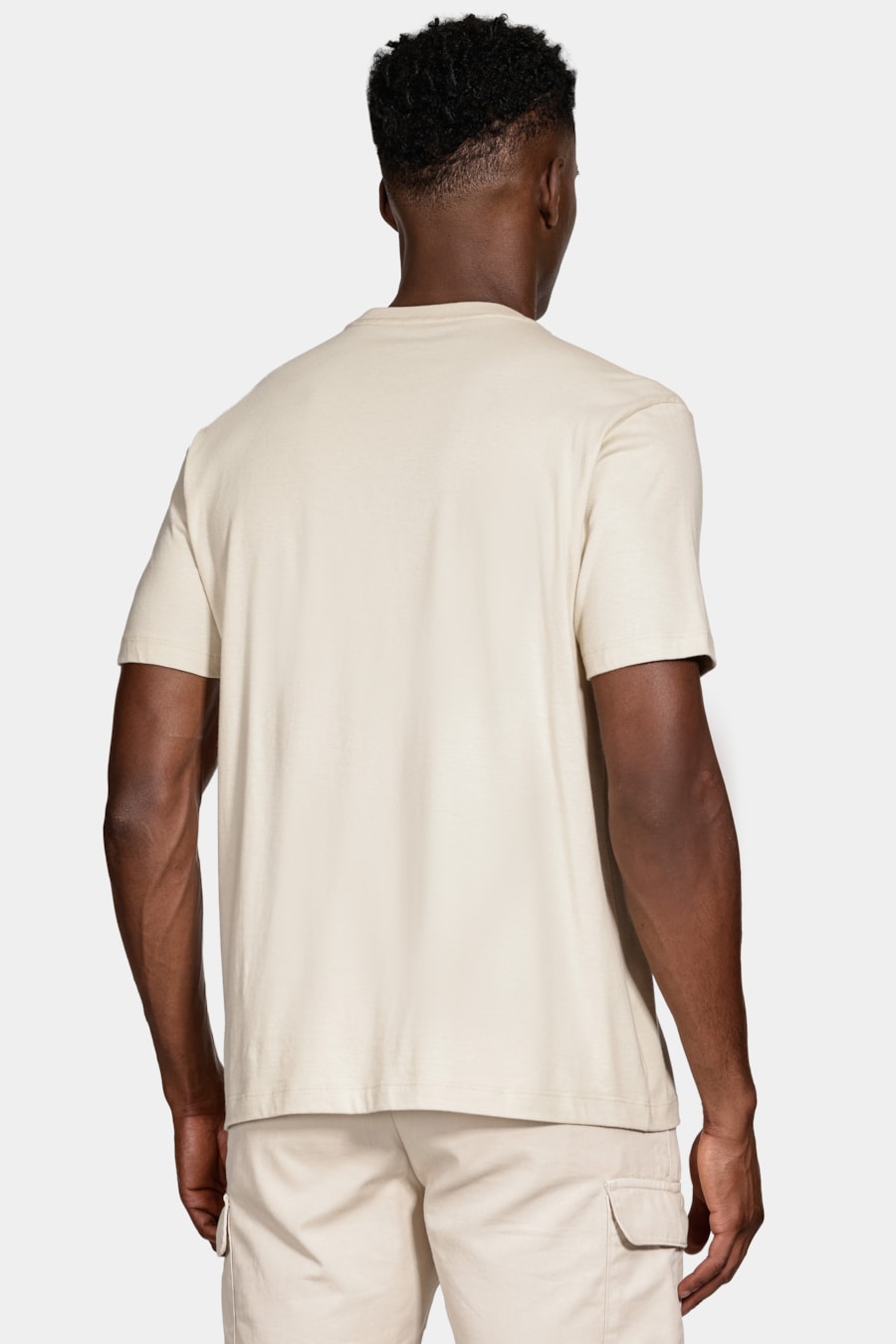 Camiseta Manga Curta Algodão Estampa Folhagens Linho 116 — foto 4 de 5