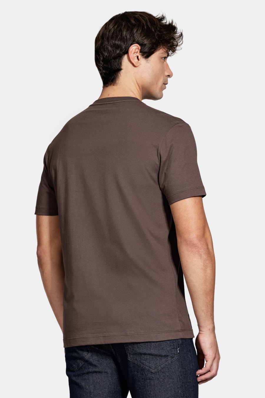 Camiseta Manga Curta Algodão Estampada Cafe 116 — foto 4 de 5