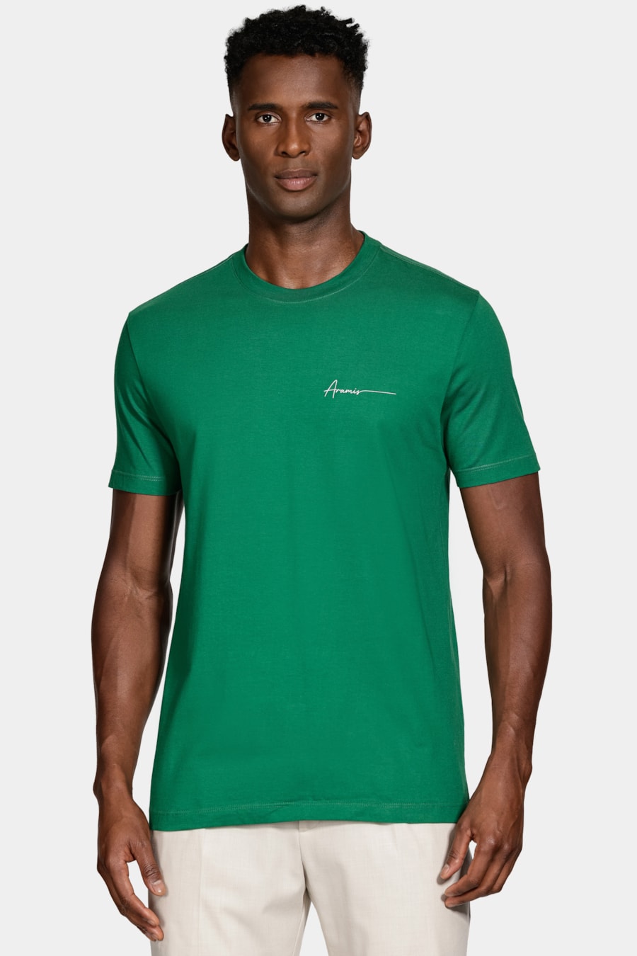 Camiseta Manga Curta Algodão Estampada Verde Amazonia 114 — foto 1 de 5