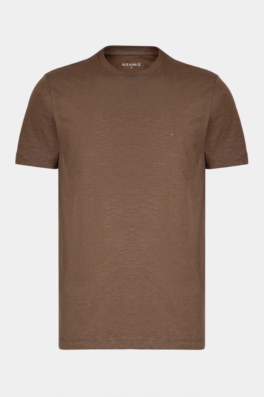 Camiseta Manga Curta Algodão Flame Marrom — foto 5 de 5