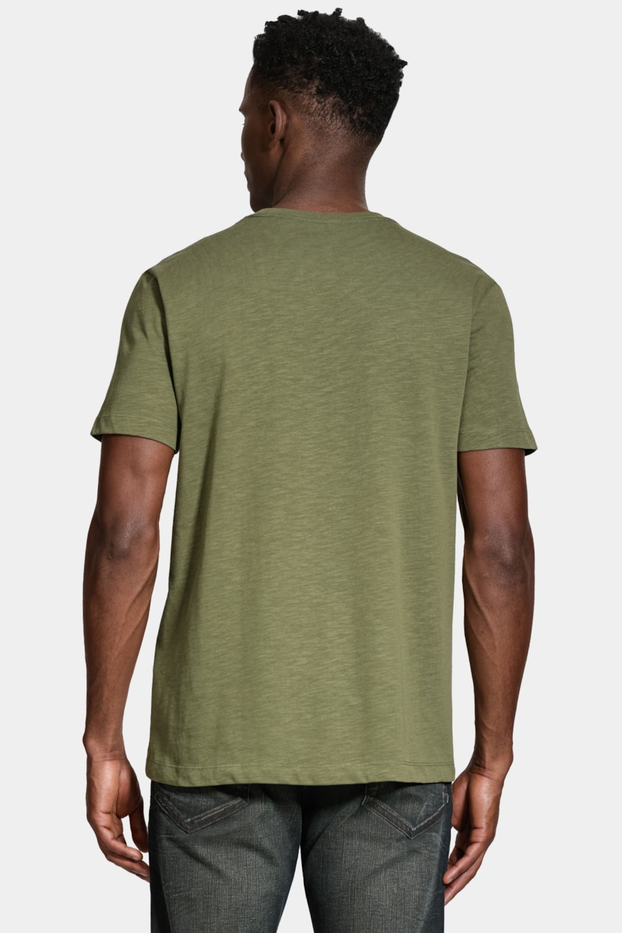Camiseta Manga Curta Algodão Flamê Militar — foto 4 de 5