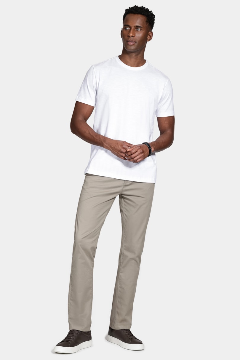 Camiseta Manga Curta Algodão Flame Off White