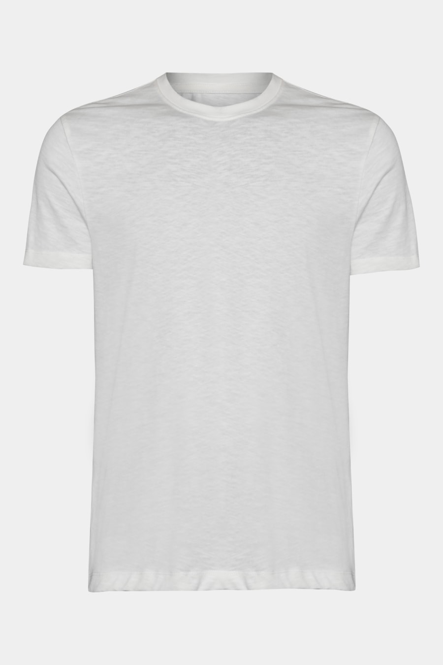 Camiseta Manga Curta Algodão Flamê Off White — foto 5 de 6